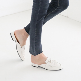[GIRLS GOOB] Women's Comfortable Slip-On Flat, Fashion Loafers, Synthetic Leather - Made in KOREA
